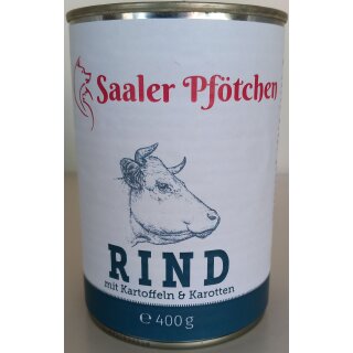 Rind mit Kartoffeln & Karotten 400 g